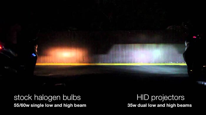 مقایسه نور هالوژن و زنون
